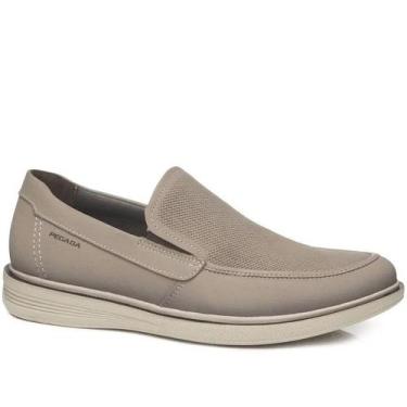 Imagem de Sapato Casual Pegada 126112 Masculino, Areia, 42