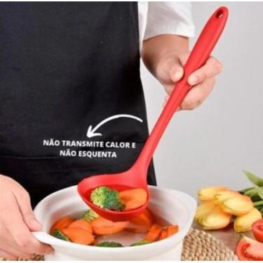 Imagem de Concha de Silicone Prática Durável Antiaderentes Não Gruda Resistência