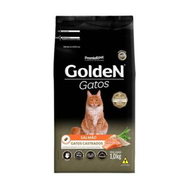 Imagem de Ração Golden Gatos Castrados Salmão - 1 Kg - Premier
