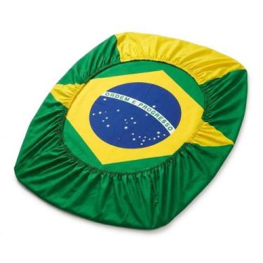 Imagem de Capa para Capô Brasil Paixão 110x150 Verde e Amarelo