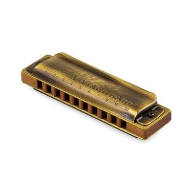 Imagem de Gaita Boca Diatônica SHG Hering Vintage Harp 1020 Ré Bemol Db