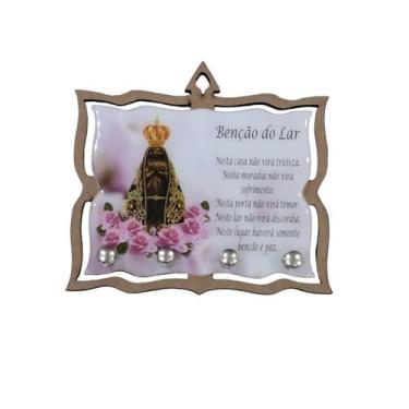 Imagem de Porta Chaves Quadro MDF C/ Imagem Resinado 4 chaves Oferta - MR, Apare