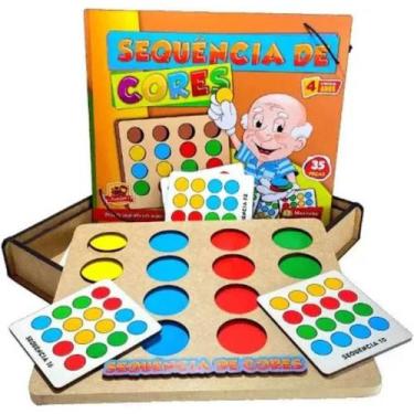 Imagem de Brinquedo Educativo Sequência De Cores Premium - Maninhos