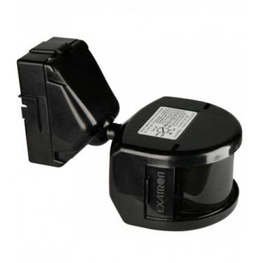 Imagem de Sensor de Presença Frontal Externo Preto 180 Exatron