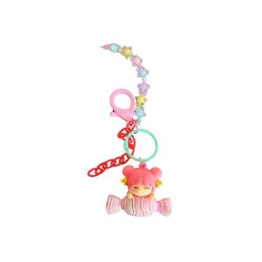 Imagem de Chaveiro Pingente  Personagens Meninas Delicado Kawaai, Rosa