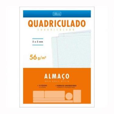 Imagem de Papel almaço quadriculado 0,5X0,5 com 16 folhas - Tilibra