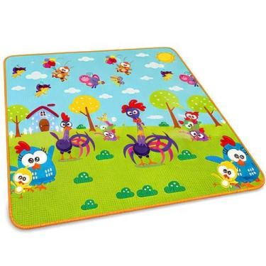 Imagem de Tapete Infantil 20202 Dupla Face Galinha Pintadinha 180x120cm Yeet