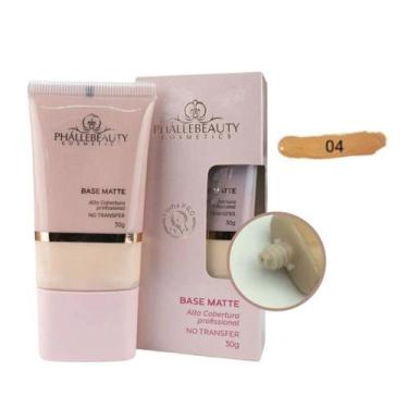 Imagem de Base Matte Phallebeauty Cor 04 PH0589 - 30ml - Phallebeuaty