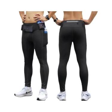 Imagem de Calças De Compressão Masculinas Para Corrida E Ciclismo, Leggings Long