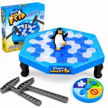 Imagem de Quebra Gelo Do Pinguim Numa Fria Jogo De Mesa Brinquedo Educativo Game
