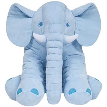 Imagem de ALMOFADA ELEFANTE GIGANTE - AZUL, Buba, AZUL