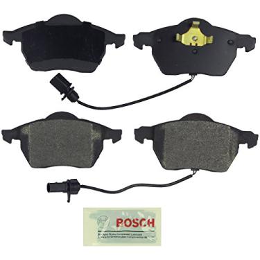 Imagem de BOSCH BE840 Conjunto de pastilhas de freio a disco semimetálico azul - compatível com Audi A4, A4 Quattro, A6, A6 Quattro; Saab 9-5; Volkswagen Passat; FRENTE