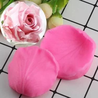 Imagem de Molde De Silicone Mini Rosa Para Confeitar Bolos Rb118