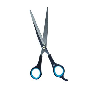 Imagem de Tesoura Semi-Profissional Reta 7,5" Azul Propetz Propetz para Cães, Médio, Azul