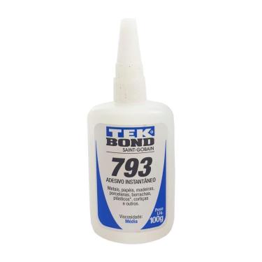 Imagem de Cola Adesivo Instantânea 100g Tek Bond 793