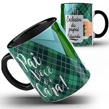 Imagem de 31 Caneca preta Papai Pai Você é o cara (envie nome)