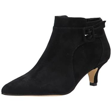 Imagem de Bella Vita Botinha Feminina Bindi Fashion Boot, Couro Kidsuede preto, 8 Wide