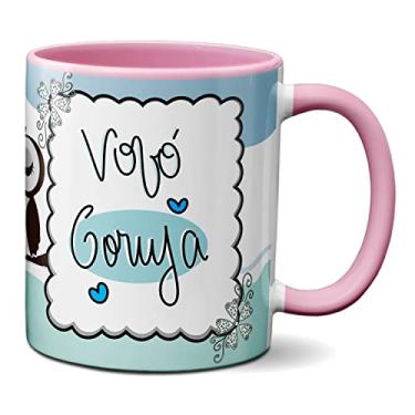 Imagem de Caneca Dia Dos Avós Corujinhas Vovó Coruja Fofa (Rosa)