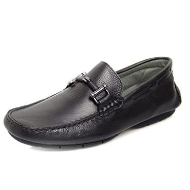 Imagem de Mocassim Masculino Pierrô alto conforto couro legítimo cor preto Tamanho:41;Genero:Masculino;Cor:Preto