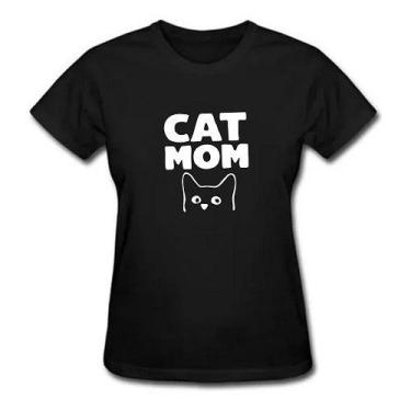 Imagem de Babylook Feminina Cat Mom Mãe De Gato Mãe De Pet - Smart Stamp