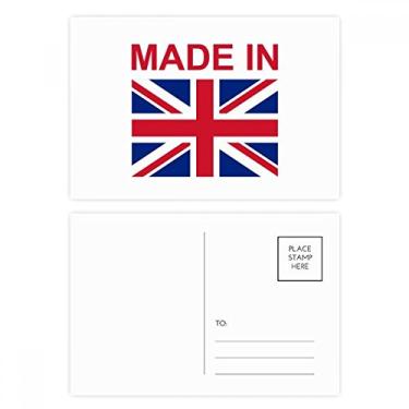 Imagem de Cartão postal Made In United Kingdom Country Love Cartão de felicitações de aniversário