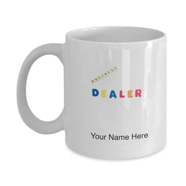 Imagem de Caneca de revendedor personalizada, xícara de café de concessionária, ideia de presente de concessionária, copo de revendedor personalizado, caneca de café de 325 ml