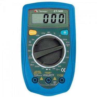 Imagem de Multimetro Digital Et-1400 Minipa
