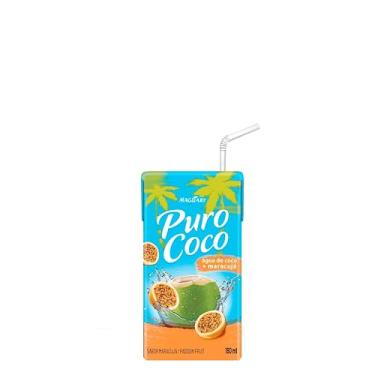 Imagem de Água De Coco Puro Coco Maracujá 180Ml