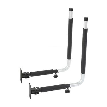 Imagem de Rack de Armazenamento de Caiaque KY OE09 S 35cm-52cm Comprimento Telescópico 40kg Capacidade de Carga Prancha de Surf de Liga de Alumínio Cabide de Parede para Caixa de Teto