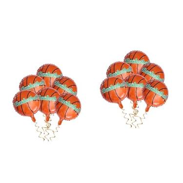 Imagem de SAFIGLE 24 Peças Balões Decorativos Balão De Basquete Balões De Basquete Mylar Balões De Alumínio Balões De Aniversário Balões De Folha De Alumínio De Aniversário Basquetebol Filho