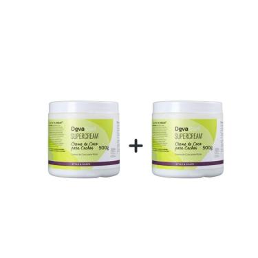 Imagem de Kit C/2 Deva Curl SuperCream Creme Modelador 500g