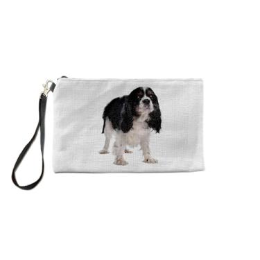 Imagem de DogsMakeMeHappy Bolsa de maquiagem Cavalier King Charles Spaniel, presente Charles Spaniel, presente para Charles Spaniel, bolsa de higiene pessoal, para ela,