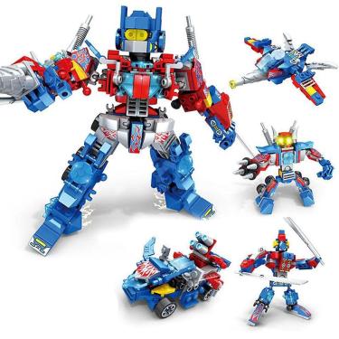 Imagem de 4 em 1 Blocos de Construção de Montagem de Partículas Pequenas King Kong Def