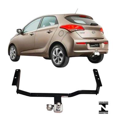 Imagem de Engate Reboque Rabicho Fixo Hb20 Hatch 2013 a 2019 450Kg