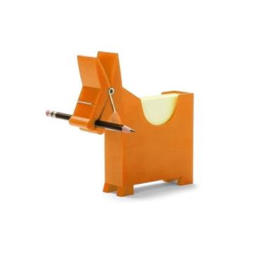 Imagem de Suporte para Blocos de Papel Post it com prendedor Cavalo (LARANJA)