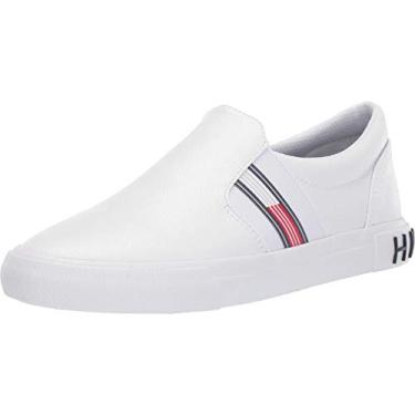 Imagem de Tommy Hilfiger Tênis feminino Fin, Branco Multi Ll, 37