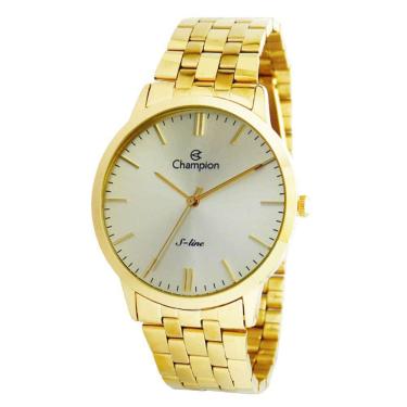 Imagem de Relógio CHAMPION S-line feminino analógico dourado CN21103X