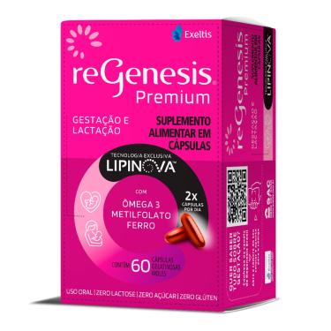 Imagem de Suplemento Alimentar ReGenesis Premium com Lipinova 60 Cápsulas 60 Cápsulas