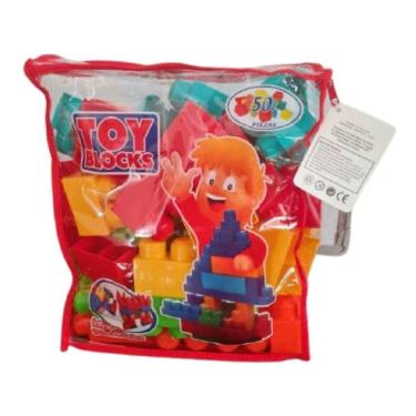 Imagem de Blocos de construção Mega Blocks Armable 50 peças multicoloridos