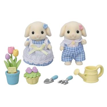 Imagem de Sylvanian Families Conjunto de Jardinagem - IRMA &amp; Irmao Coelhos FLOR EPOCH Magia
