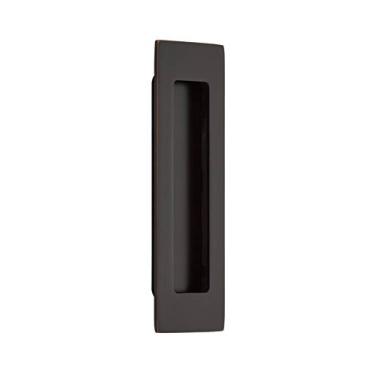 Imagem de Puxadores retangulares Emtek Modern, 1-3/4" x 6", Oil-Rubbed Bronze