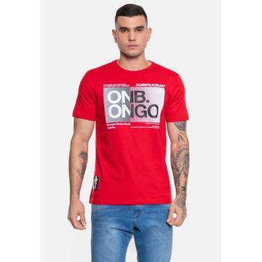 Imagem de Camiseta Onbongo Masculina Vermelha