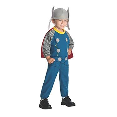 Imagem de Rubie's Fantasia infantil Marvel Super Hero Adventures de lã, Thor, Toddler