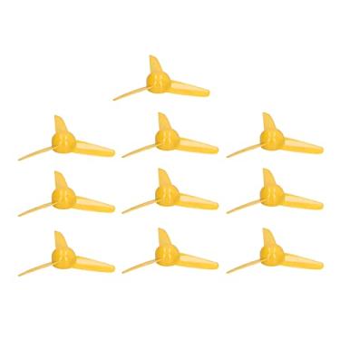 Imagem de 10 PCS 70 Mm 3 Lâminas Hélice XR-148 Hélices de Avião RC Sobressalentes Fácil de Instalar e Substituir Compatível Com Eixo do Motor de 2 Mm Material ABS para Acessórios de Modelo