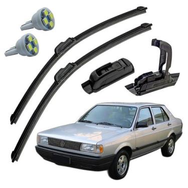 Imagem de Palheta Limpador Parabrisa VW Voyage 1981 A 1995 + Pingo T10 - Tiger A
