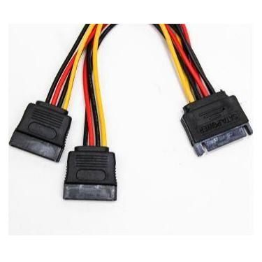 Imagem de Cabo Y Sata 2 sata - Duplicador SATA Para Fonte 018-9991 - Chipsce