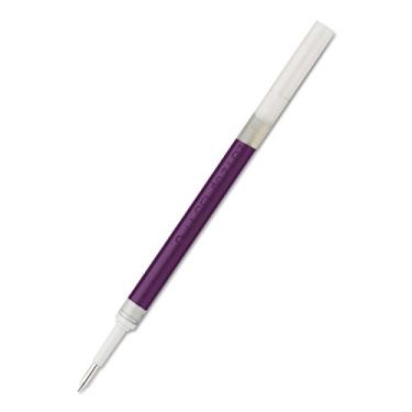 Imagem de Pentel Refil para canetas de gel líquido retráteis Pentel Energel, ponta cônica média, tinta violeta