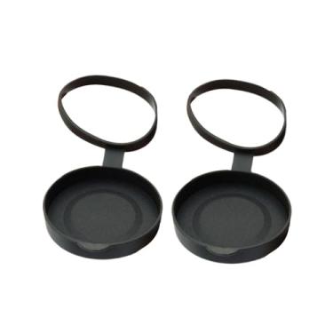Imagem de BaotyJie Tampas de Lentes Acessórios Binoculares Preto Compacto Profissional Resistente 10x42 Substituição Direta Presentes Capas Protetoras para Binóculos, Objetivo
