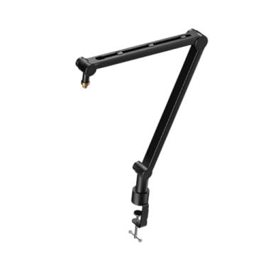 Imagem de AsrMyjcx Suporte de Braço de Microfone Universal Clip-on Suporte de Cabo de Montagem de Mesa Resistente para Podcasting, Jogos Ou Streaming,