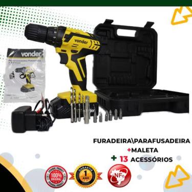 Imagem de Parafusadeira Furadeira A Bateria Pfv 012 - Vonder- Bivolt